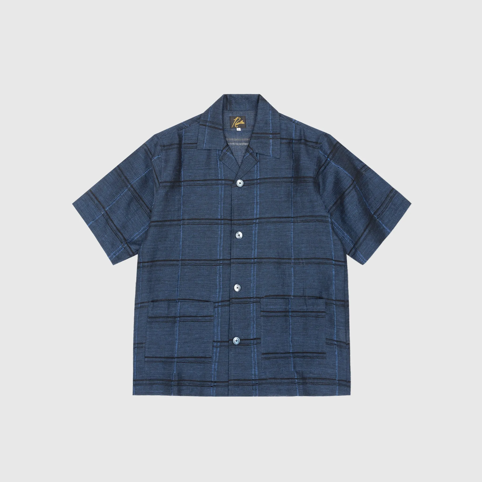 PLAID JACQUARD CABANA SHIRT