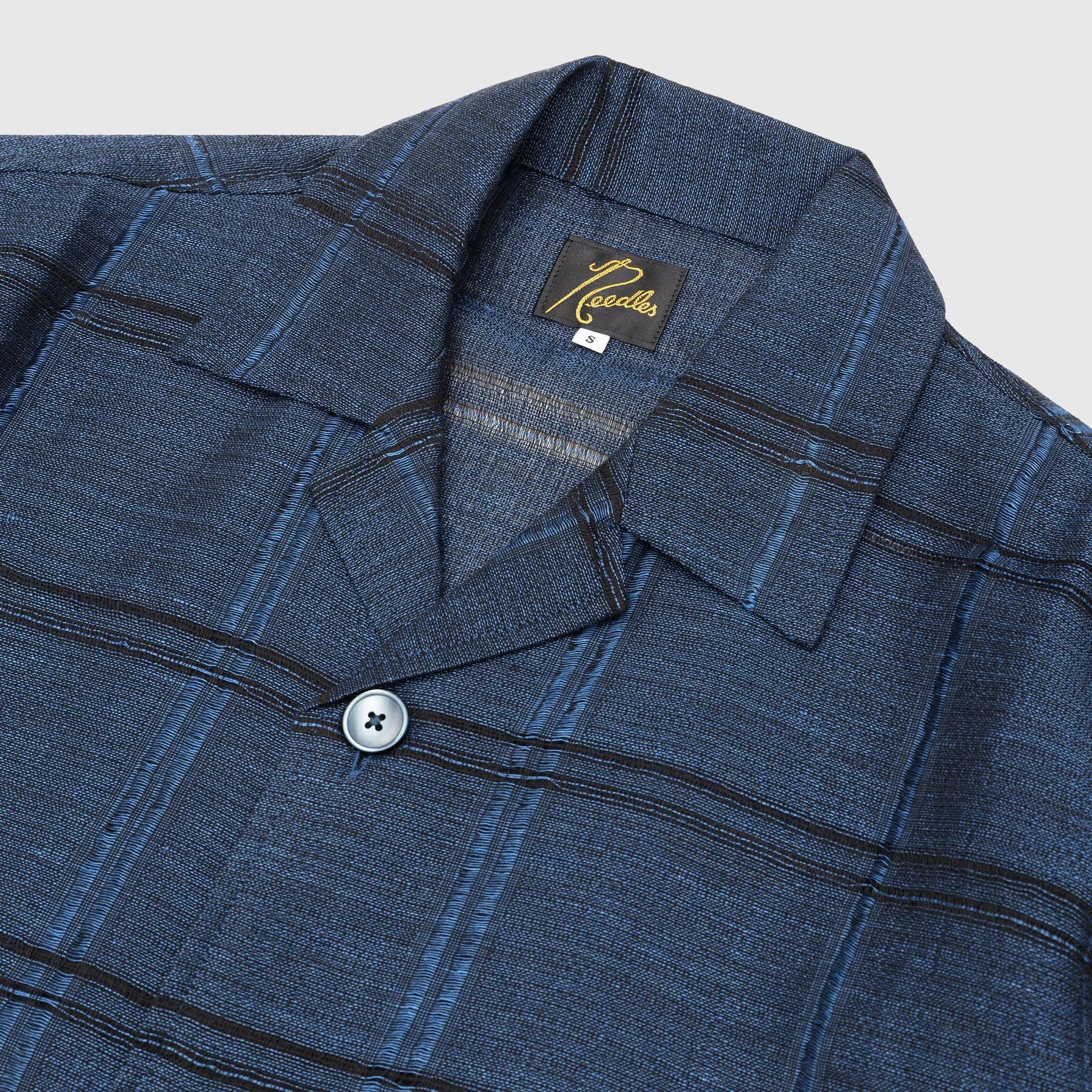 PLAID JACQUARD CABANA SHIRT