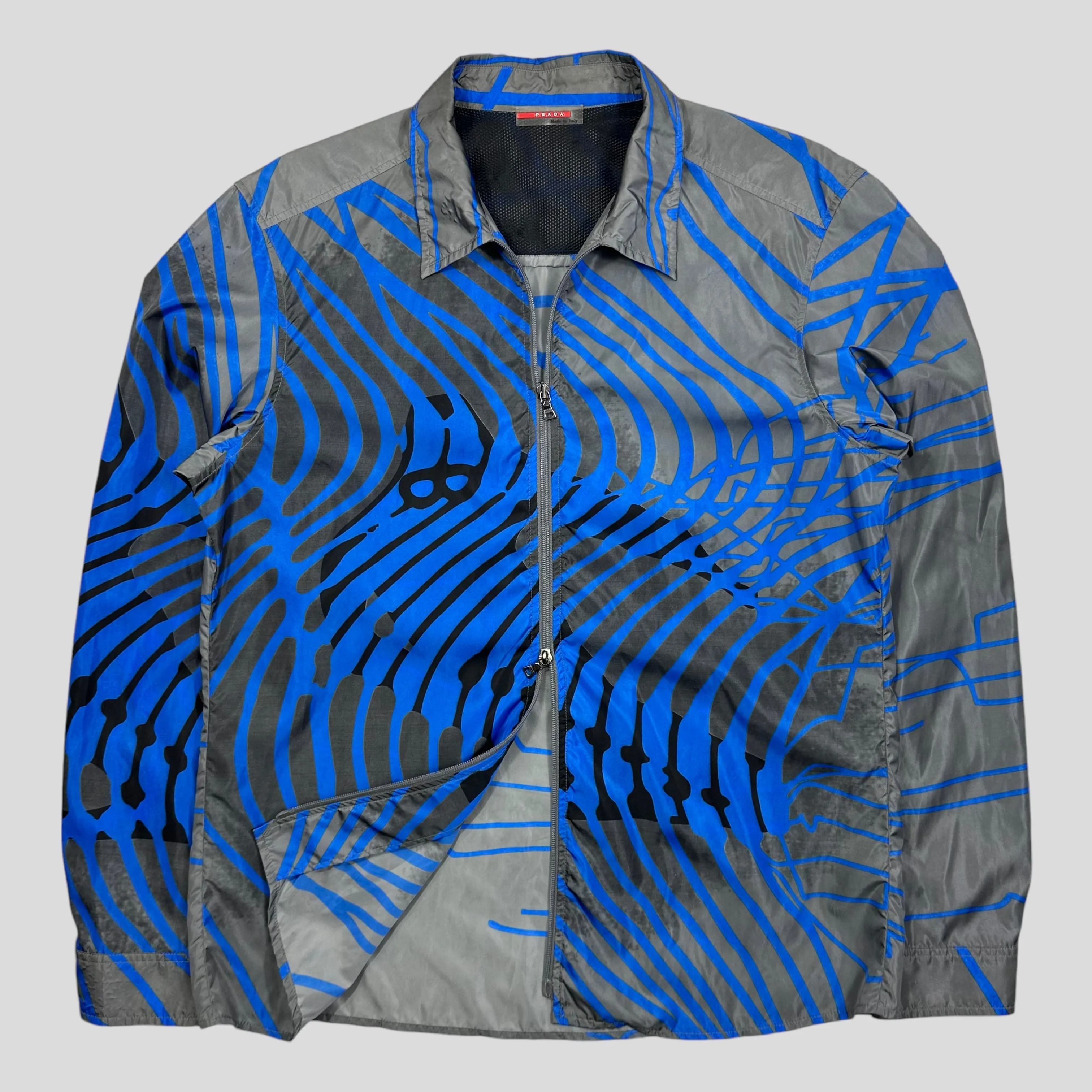 Prada Sport 00's Vibrations Print Nylon Ventilated Jacket - XL