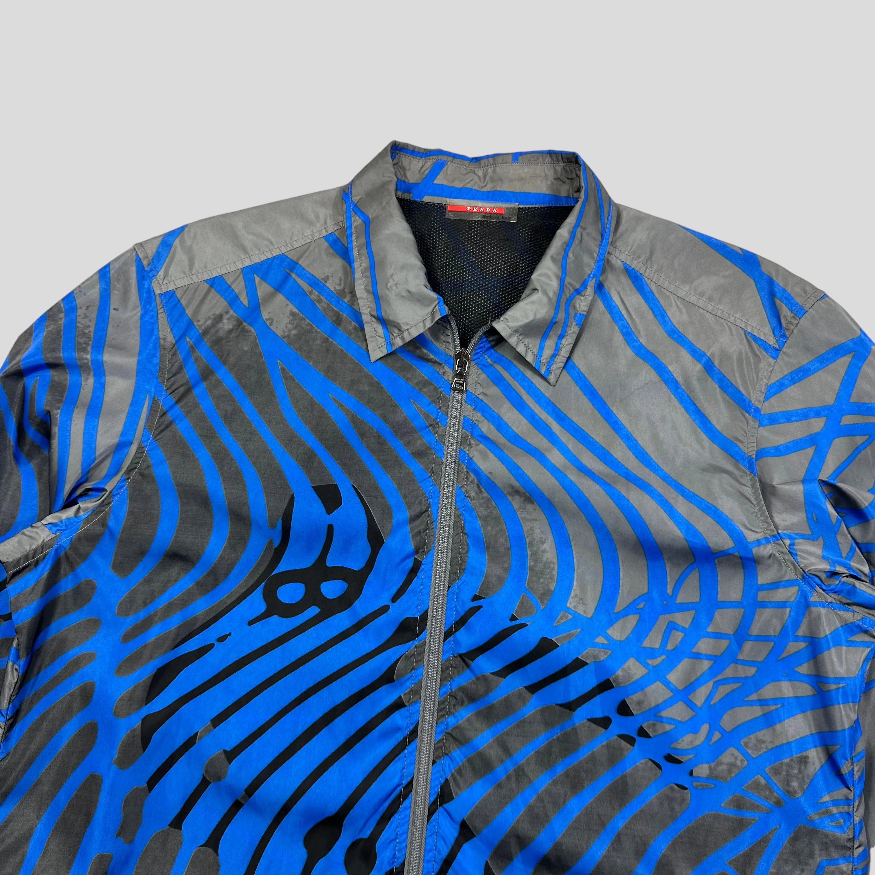 Prada Sport 00's Vibrations Print Nylon Ventilated Jacket - XL