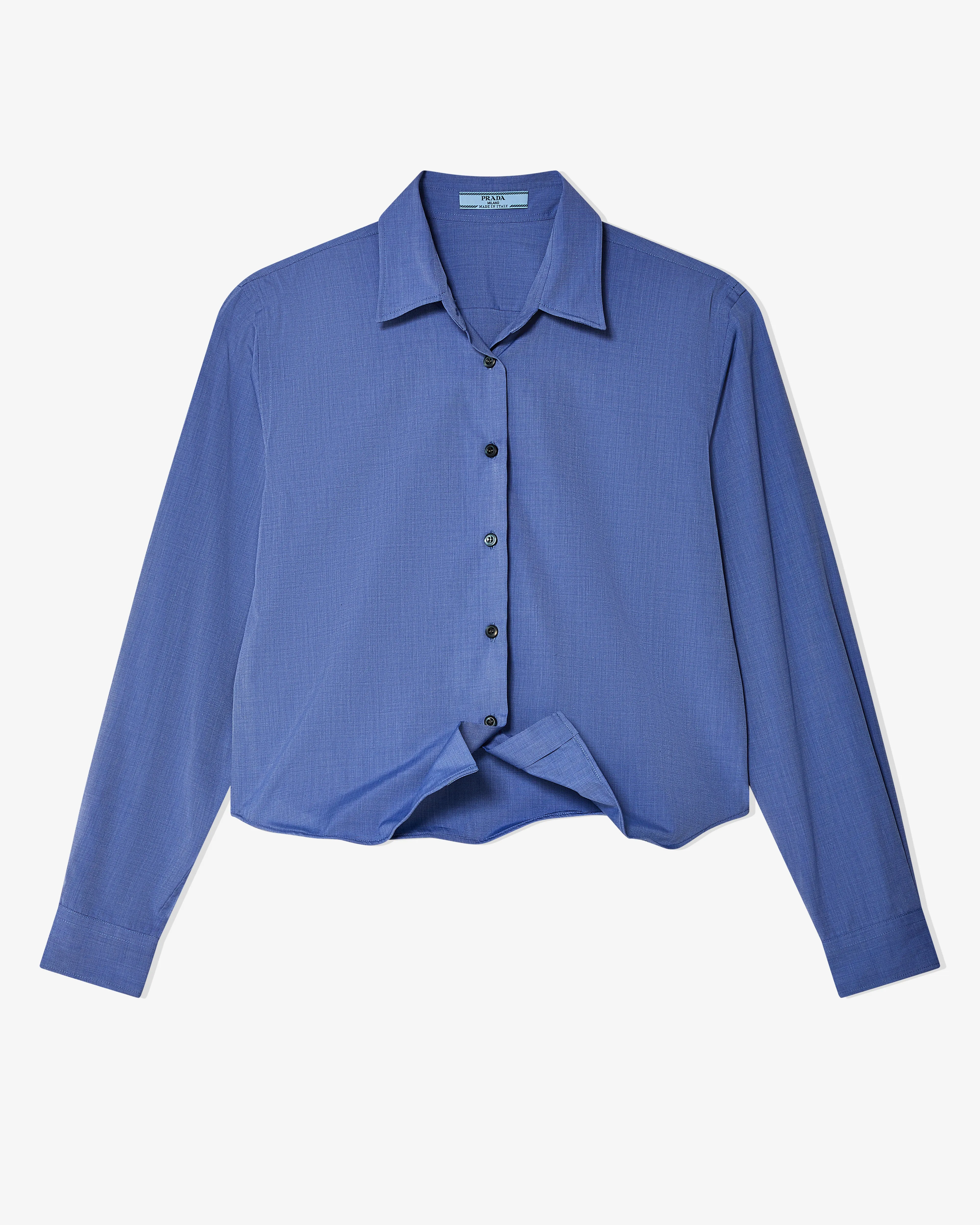 Prada - Women's Poplin Shirt - (Blue)