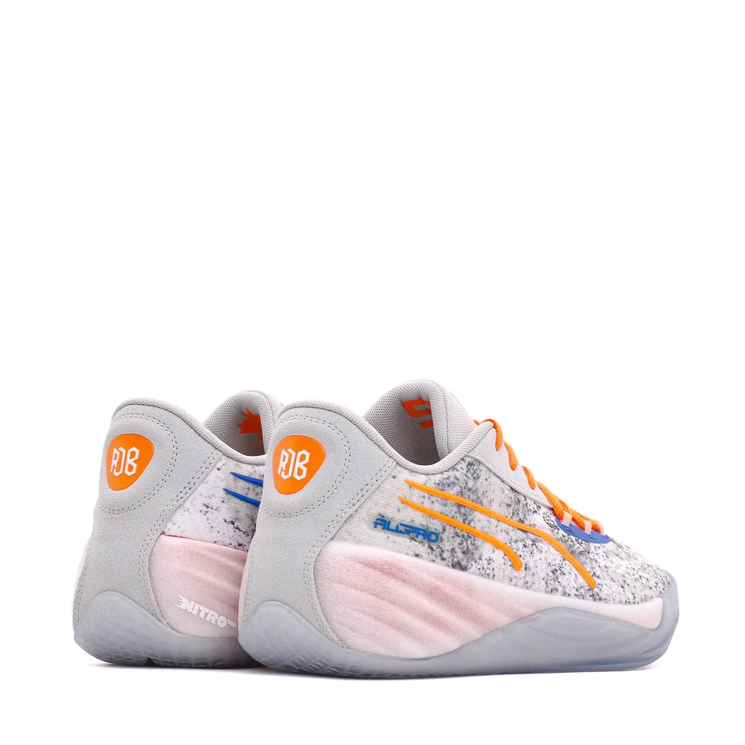 Puma Basketball Men All-Pro Nitro RJ Barrett Grey Orange 379914-01