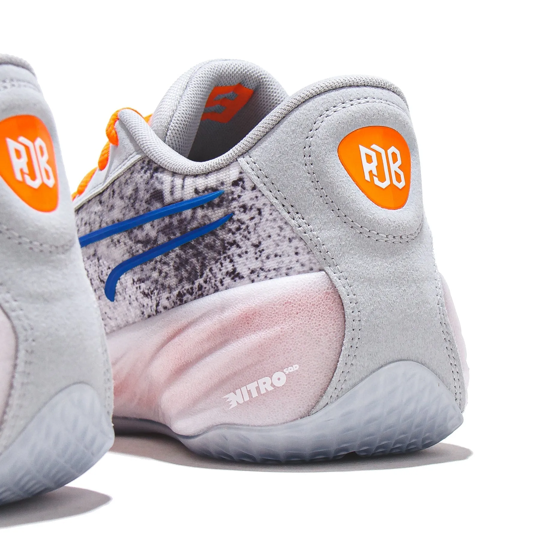 Puma Basketball Men All-Pro Nitro RJ Barrett Grey Orange 379914-01