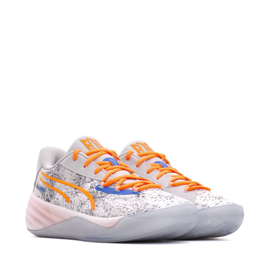 Puma Basketball Men All-Pro Nitro RJ Barrett Grey Orange 379914-01