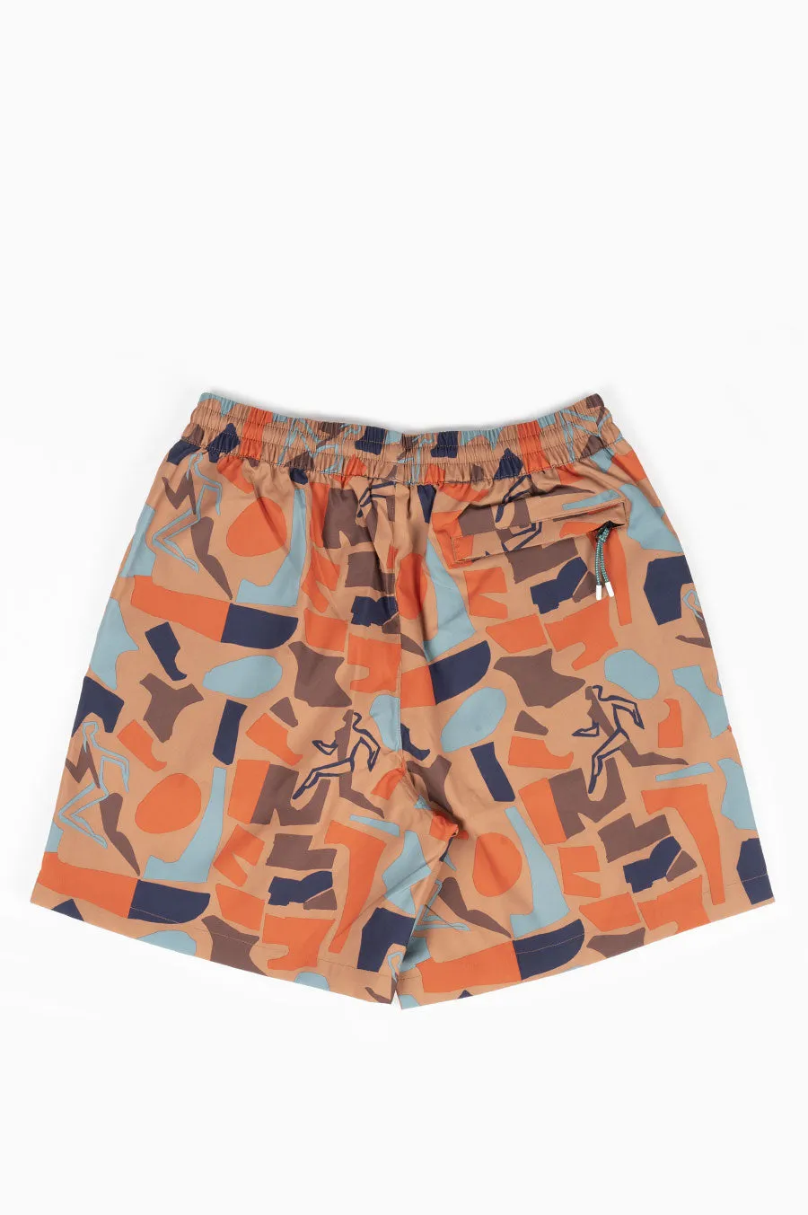 PUMA X BUTTER GOODS AOP SHORTS MINERAL BLUE