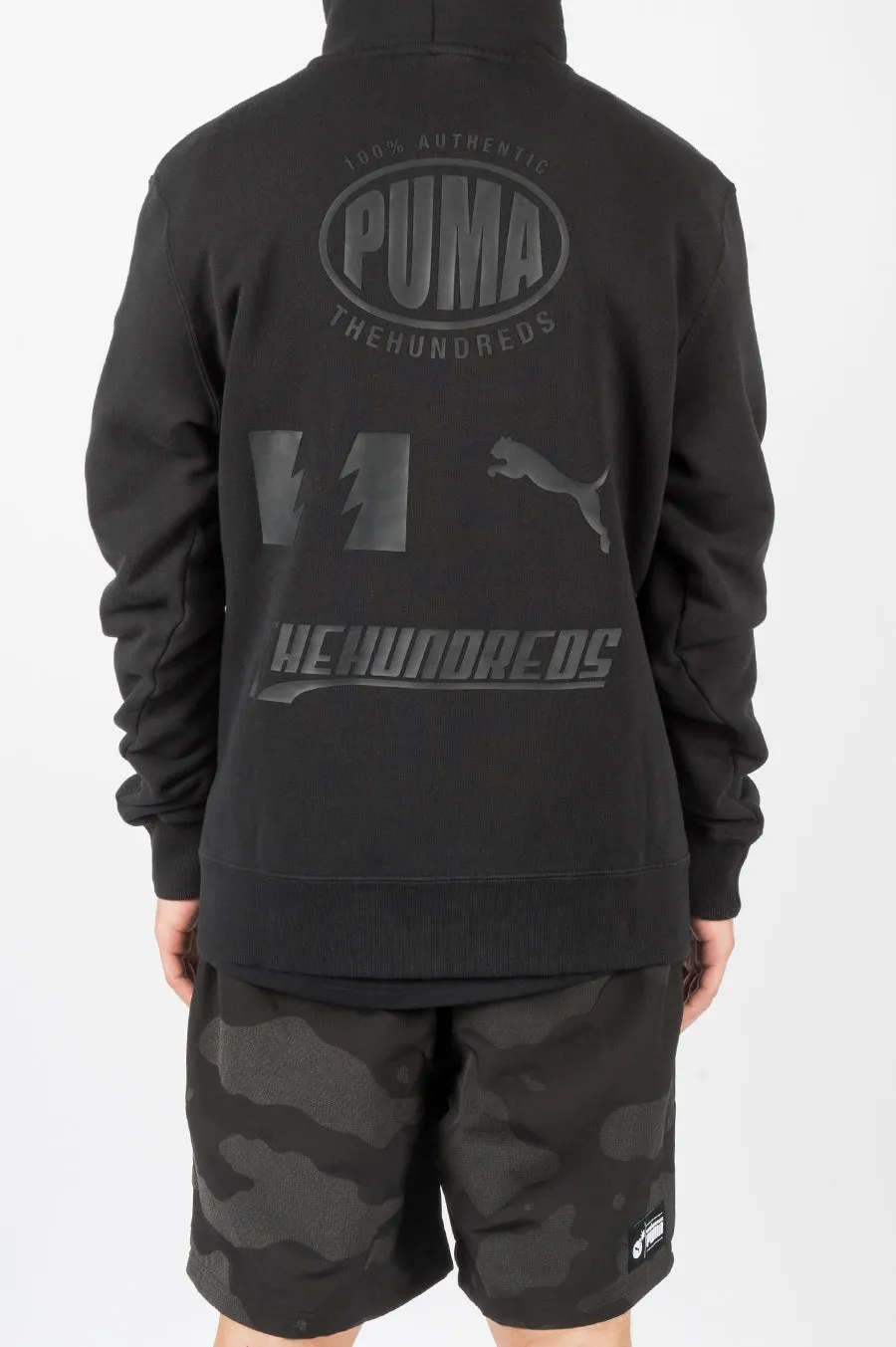 PUMA X THE HUNDREDS HOODIE BLACK