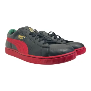 PUMA/Low-Sneakers/US 11/Leather/BLK/344022 04