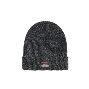 Reflective Yarn Cuff Beanie