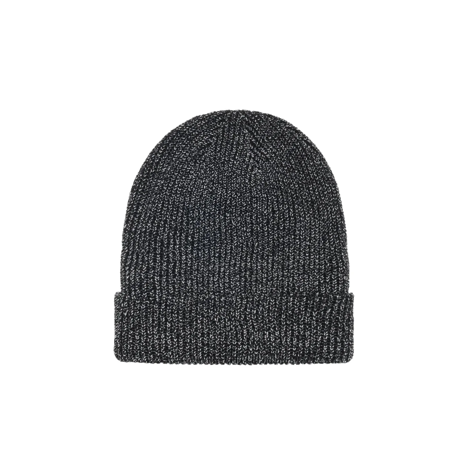 Reflective Yarn Cuff Beanie