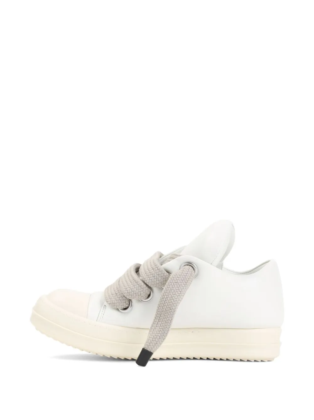 RICK OWENS - Women Leather Jumbolace Low Sneaks