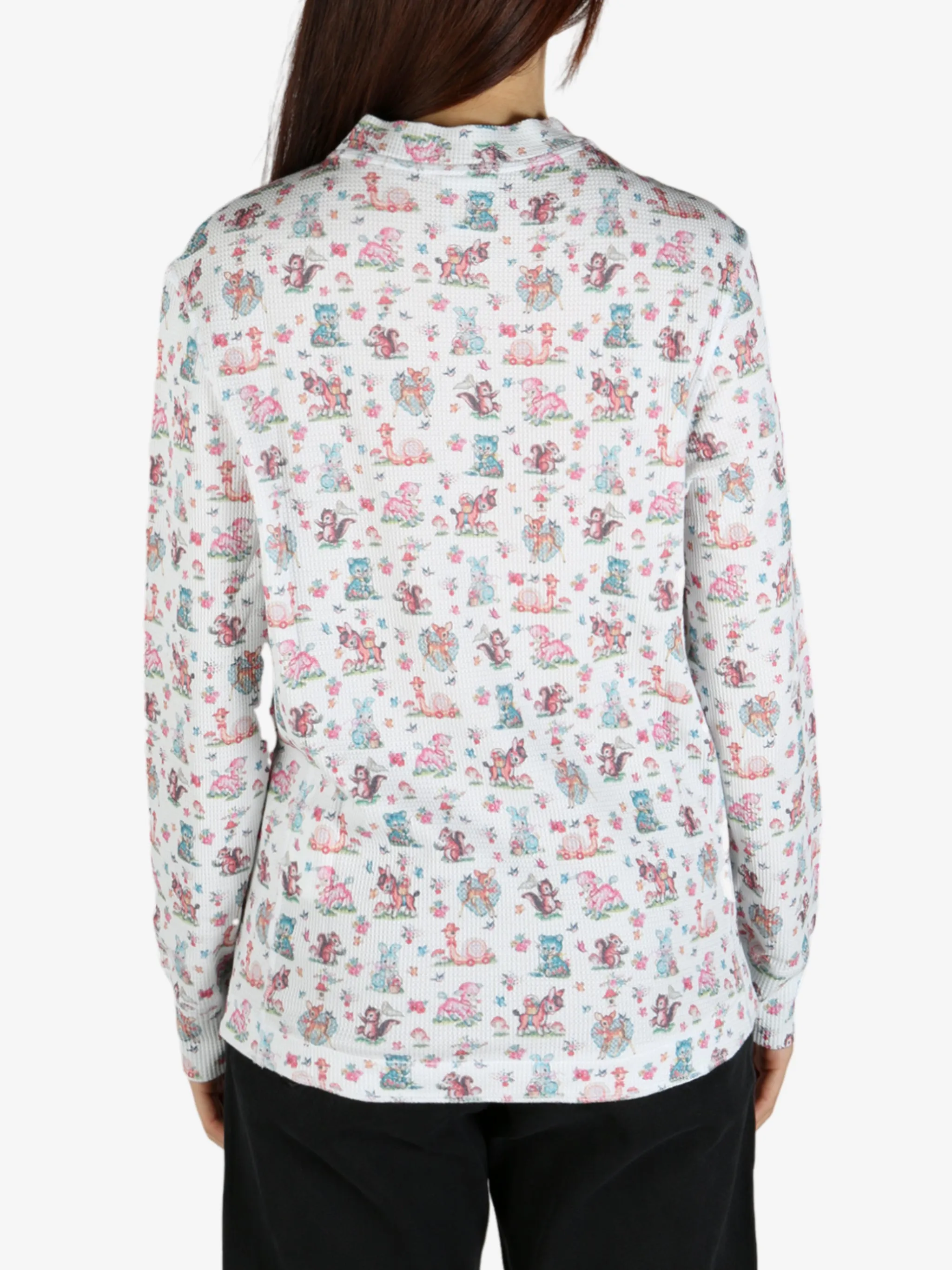 SKY HIGH FARM - Women Long Sleeved Thermal Knit T-Shirt