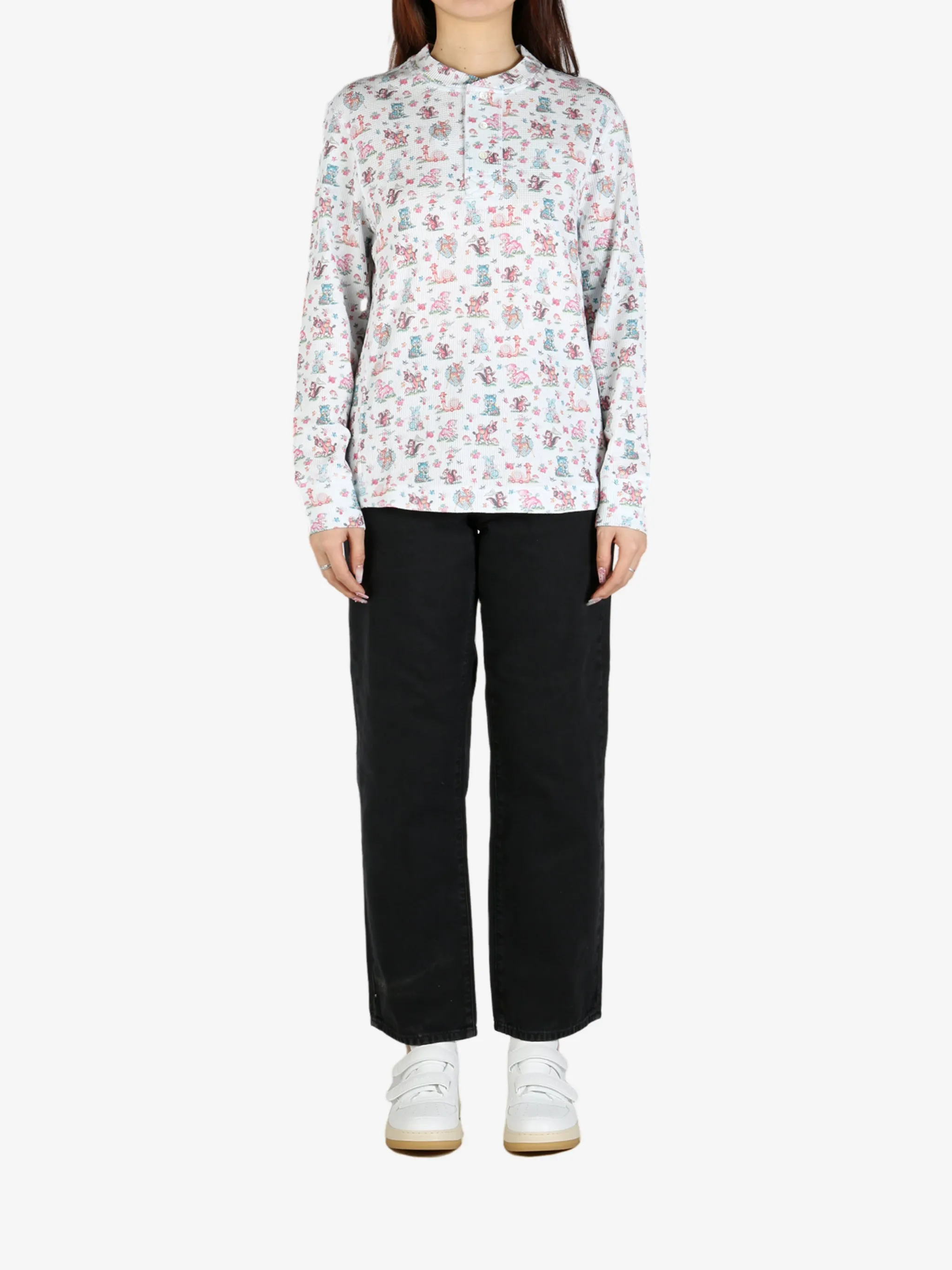 SKY HIGH FARM - Women Long Sleeved Thermal Knit T-Shirt