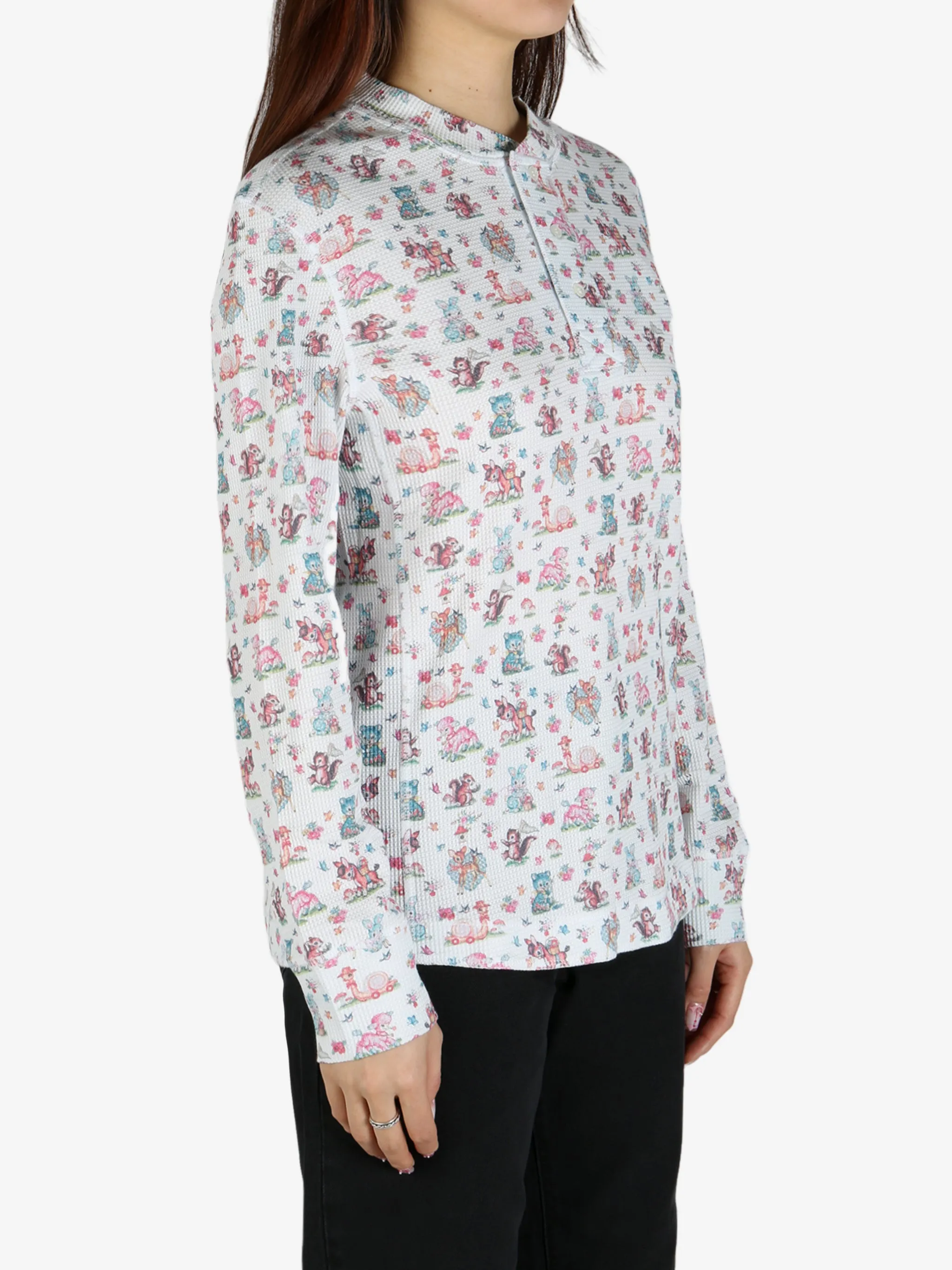 SKY HIGH FARM - Women Long Sleeved Thermal Knit T-Shirt