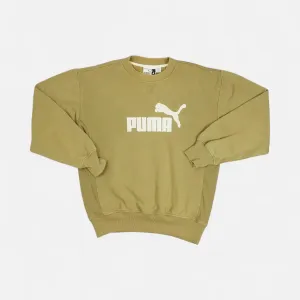 Vintage Puma Beige Sweatshirt (M)