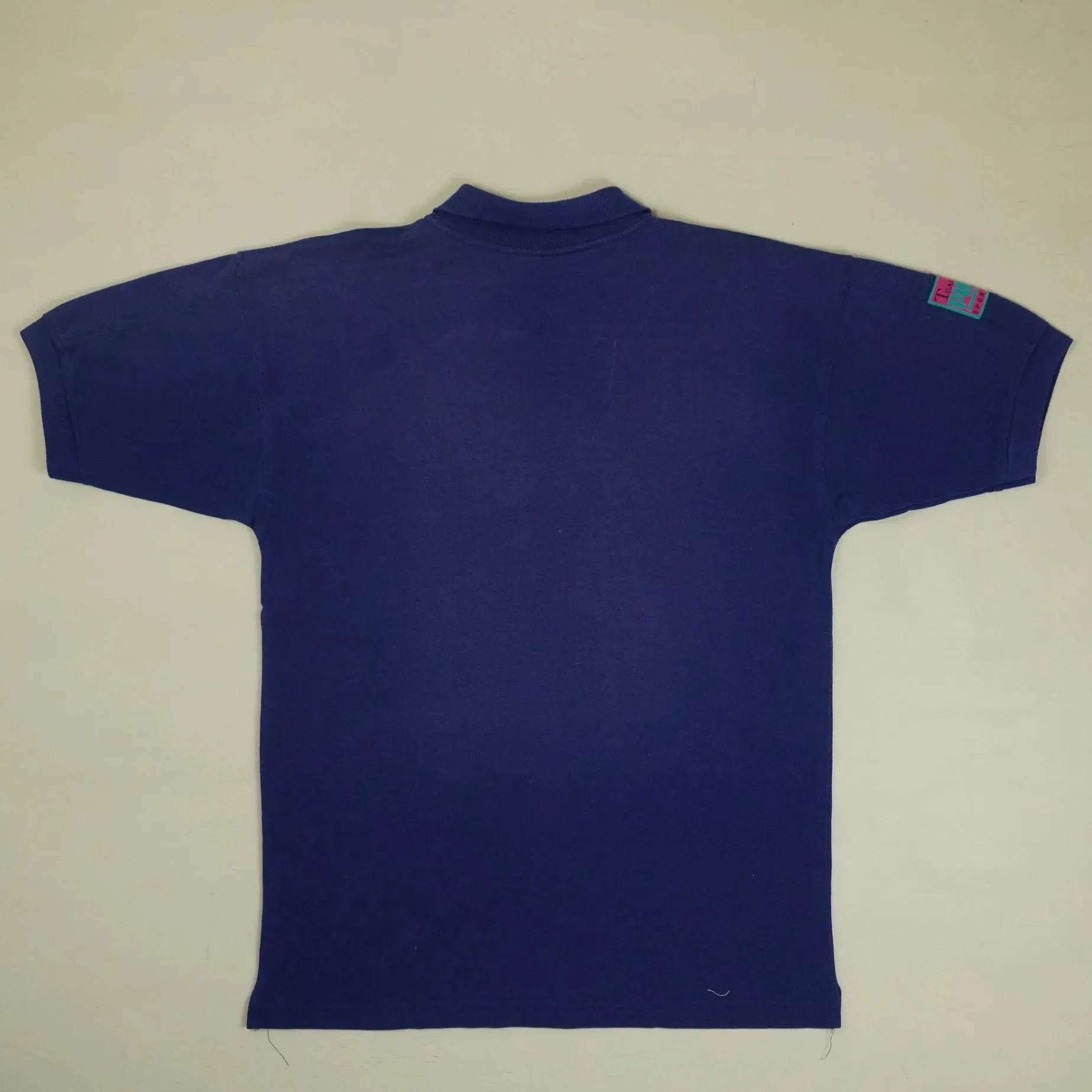 Vintage Puma Blue Polo Shirt (M)