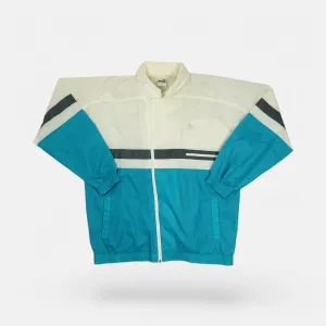 Vintage Puma Blue Windbreaker Jacket (XL)