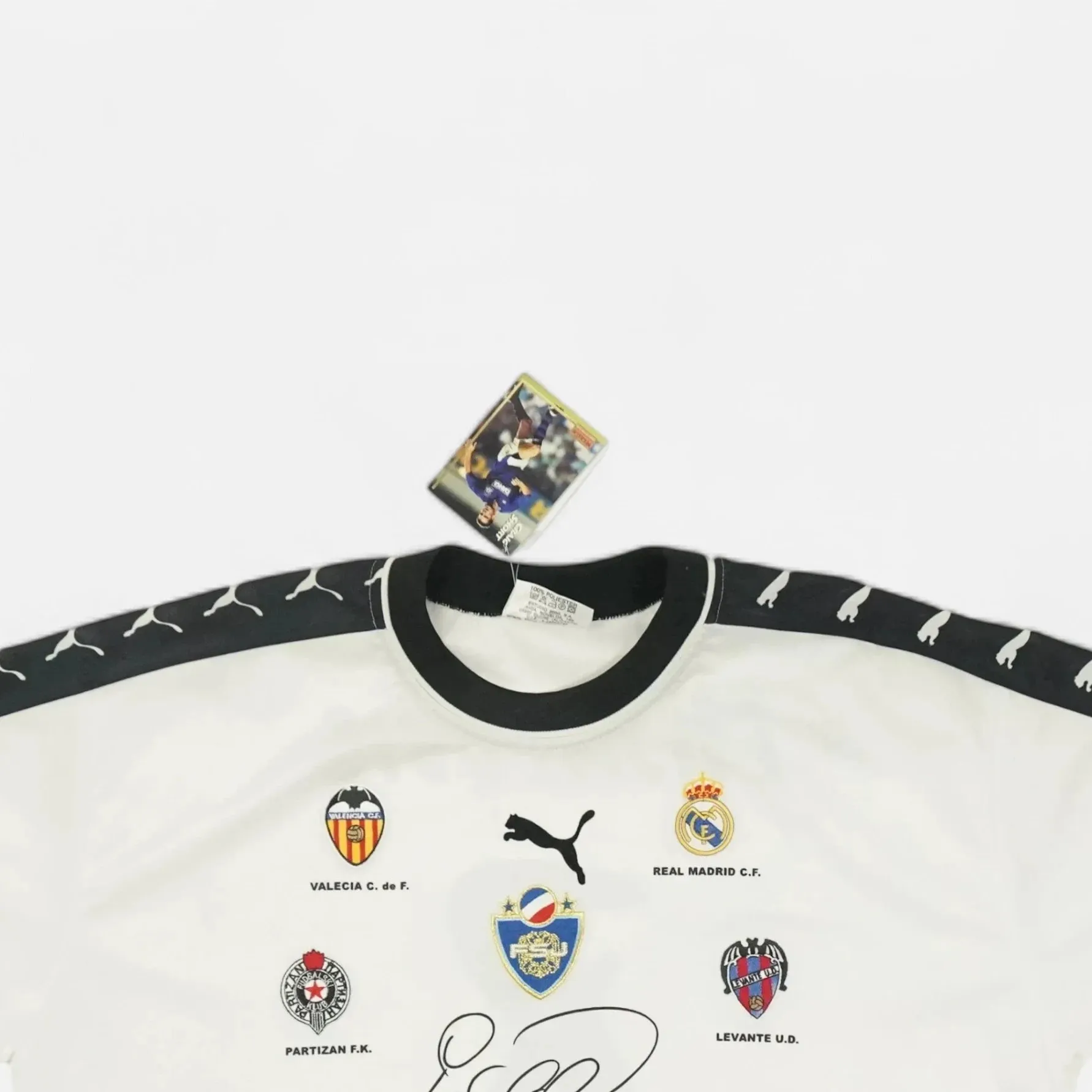 Vintage Puma White Jersey (L)