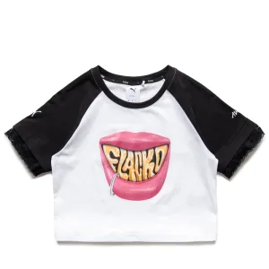 Women's A$AP Rocky x Puma Flacko Smile Baby Tee - White