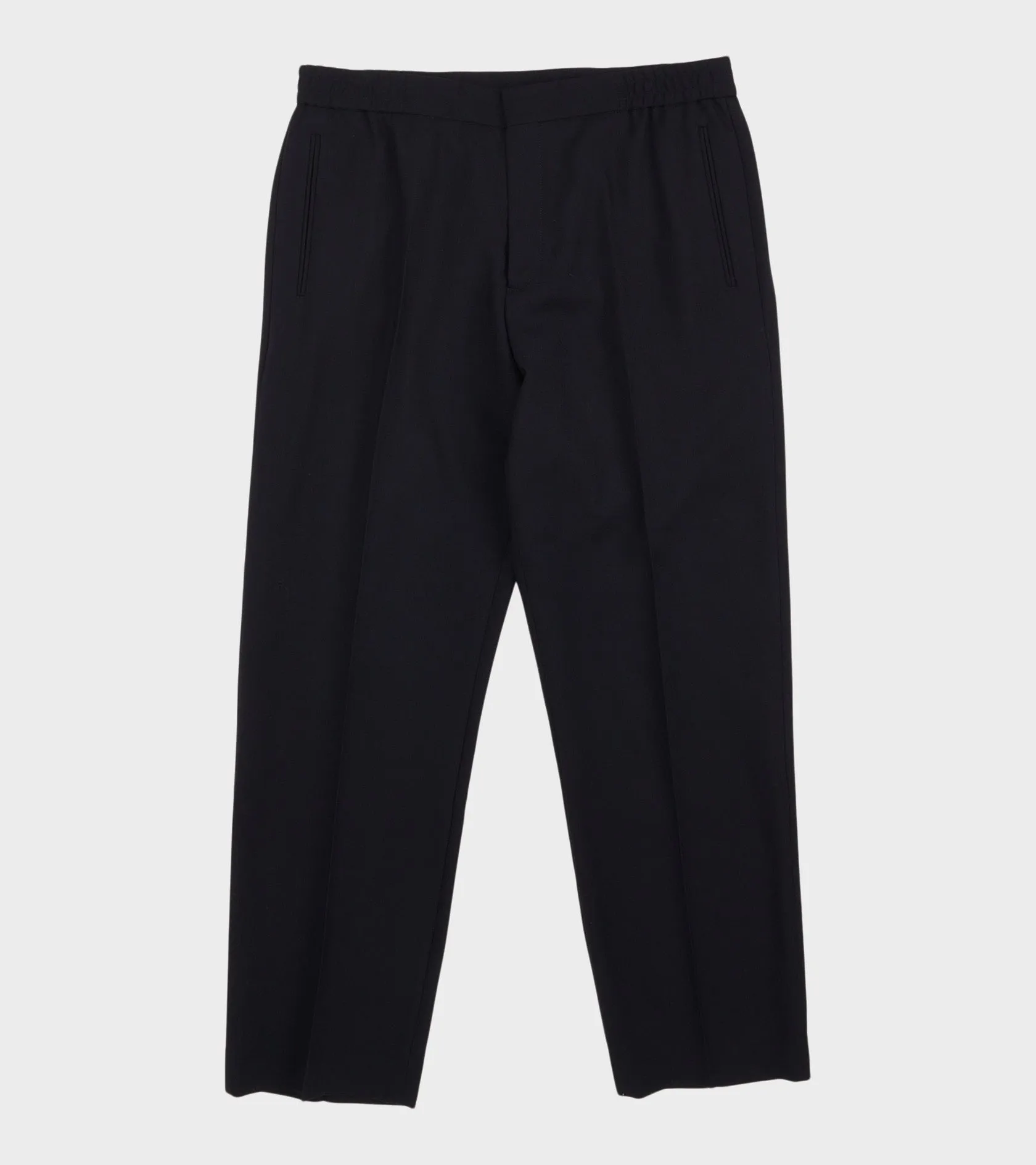 Wool Trousers Navy